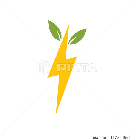 Power lightning logo 112893661