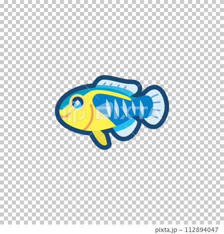 かわいいリュウキュウニセスズメのイラスト 112894047