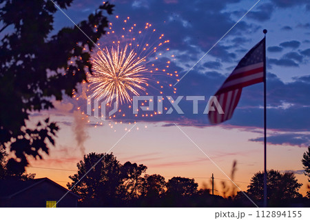 Flag Day Fireworks: An night Spectacle Flag Day Fireworks: An night Spectacle 112894155