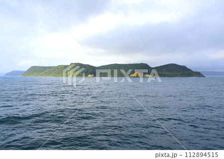 長崎県壱岐市印通寺港から佐賀県唐津東港までの船旅風景(2022年) 112894515