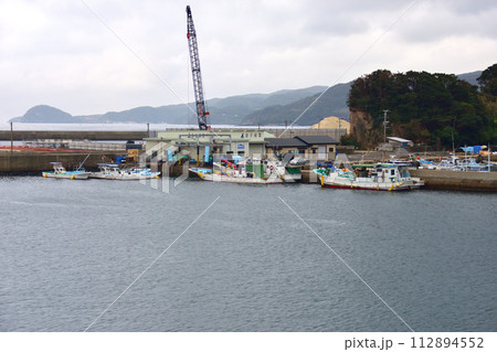 長崎県壱岐市印通寺港から佐賀県唐津東港までの船旅風景(2022年) 112894552