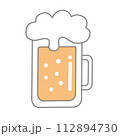 ビールのイラスト 112894730