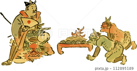 鬼に勝った桃太郎_桃太郎 鬼に勝った桃太郎_桃太郎 112895189