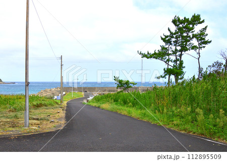 長崎県壱岐市壱岐空港とその周辺の風景(2022年) 112895509