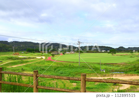 長崎県壱岐市壱岐空港とその周辺の風景(2022年) 長崎県壱岐市壱岐空港とその周辺の風景(2022年) 112895515