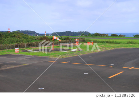 長崎県壱岐市壱岐空港とその周辺の風景(2022年) 112895520
