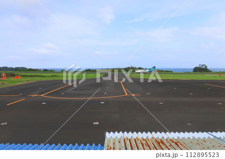 長崎県壱岐市壱岐空港とその周辺の風景(2022年) 112895523