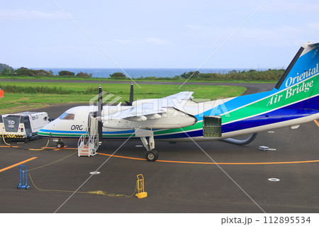 長崎県壱岐市壱岐空港とその周辺の風景(2022年) 112895534
