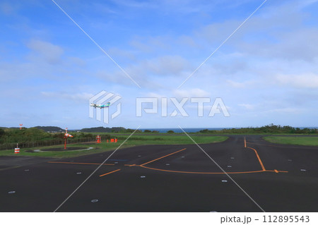 長崎県壱岐市壱岐空港とその周辺の風景(2022年) 112895543