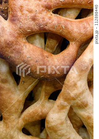 Pretzels, traditional german bakery 112898440