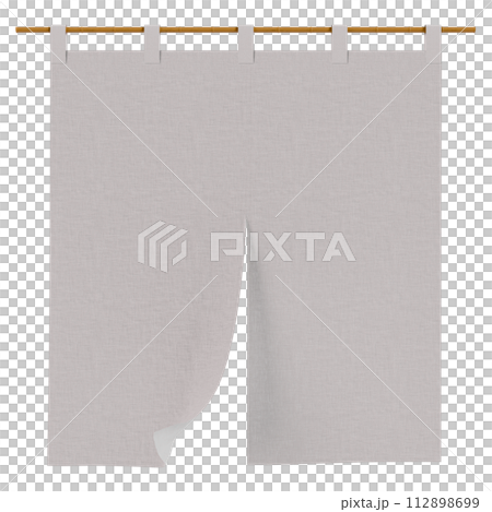 Noren mockup cutout for synthesis 112898699