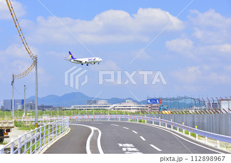 福岡空港と周辺の風景(2022年) 福岡空港と周辺の風景(2022年) 112898967