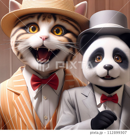 猫とパンダの漫才劇場 112899307