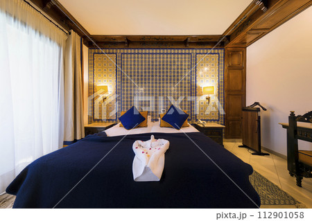 チュニジア・ケルアン Hotel La Kasbah 客室 / Kairouan, Tunisia 112901058
