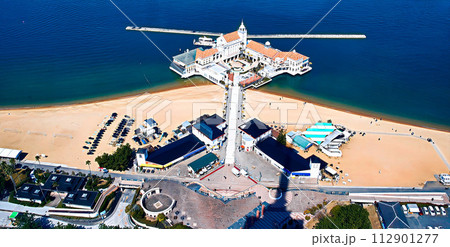 福岡タワーから見たマリゾン　展望　景色　福岡タワー　博多　ももち 112901277