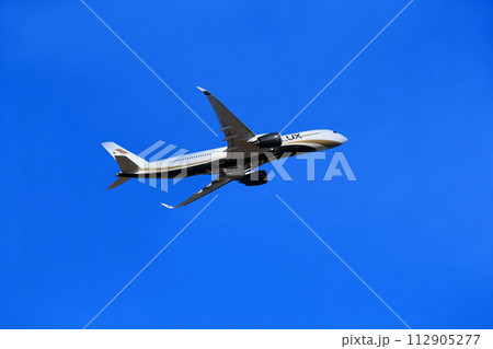 スターラックスA350-900離陸上昇 スターラックスA350-900離陸上昇 112905277