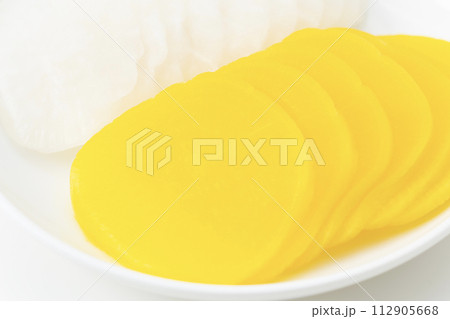 漬けもの　白バック 112905668