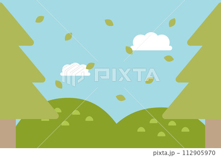 自然の背景イラスト 112905970