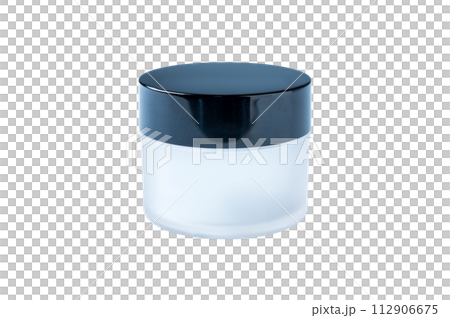 Translucent cream bottle (black lid)/Glass bottle/Storage container 112906675