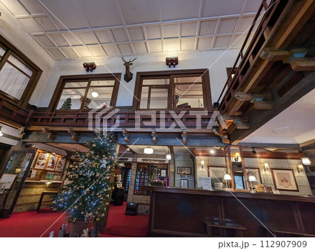 美しい日本のクラシックホテル「日光金谷ホテル」のクリスマス 112907909