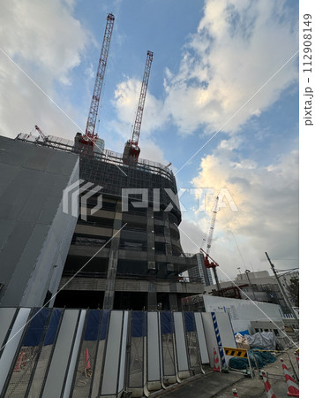 麻布台ヒルズ オープン前 建設中 2023年11月 麻布台ヒルズ オープン前 建設中 2023年11月 112908149