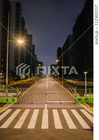 東京 晴海フラッグ 夜景 建設中 2022年6月 東京 晴海フラッグ 夜景 建設中 2022年6月 112908337