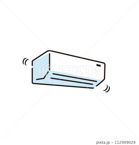 動くエアコンのイラスト 112909029