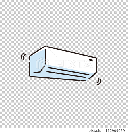 動くエアコンのイラスト 112909029