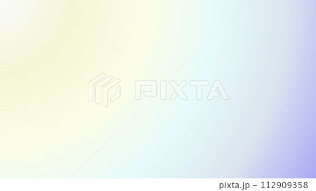 ブルーグラデーション背景に浮かぶグラデーション 112909358
