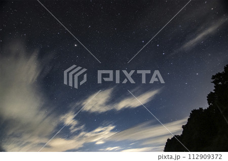 夏の星空　北斗七星とうしかい座 112909372