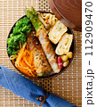 アスパラの豚バラ巻き弁当 112909470