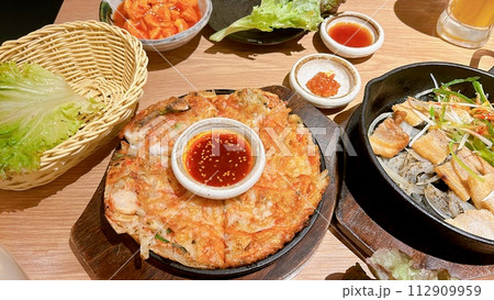 韓国料理屋さんで食べた韓国料理 112909959