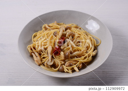 きのこの和風スパゲッティ 112909972