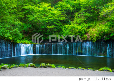 白糸の滝（軽井沢） 112911305