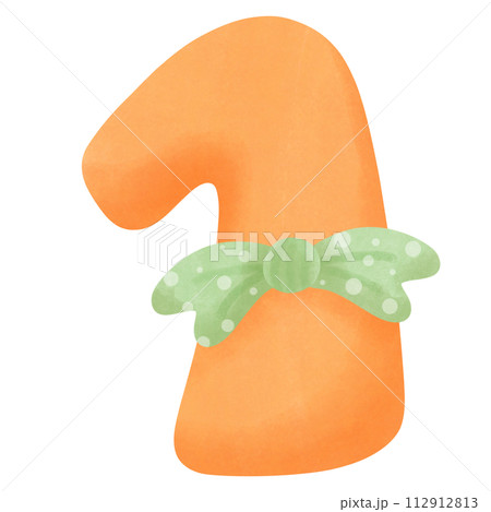 Ribbon with Number 1 Ribbon with Number 1 112912813