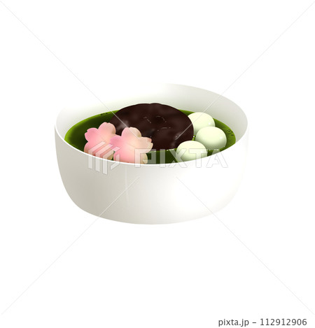 抹茶ぜんざい 112912906