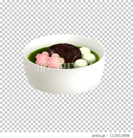 抹茶ぜんざい 112912906