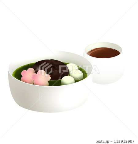 抹茶ぜんざいセット 112912907