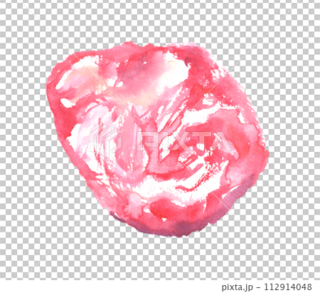 水彩で描いた牛肉　ニノウデのイラスト 112914048