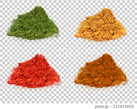 4 types of powder 112915859