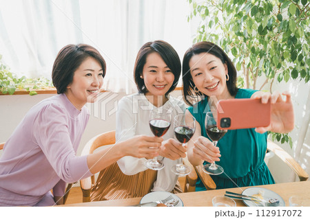 a forty-something woman a forty-something woman 112917072