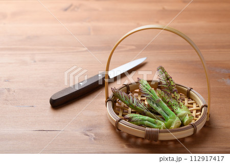 山菜の王様 タラの芽 112917417