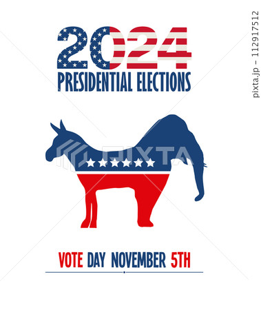 Presidential election vector template Presidential election vector template 112917512