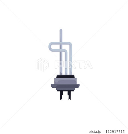 Heating element for boiler and washing machine, vector house electric heating aqua tubular cast iron radiator equipment 112917715