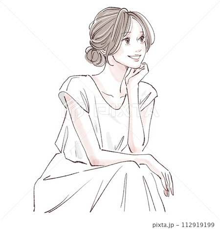 女性・女の子のイラスト素材 112919199