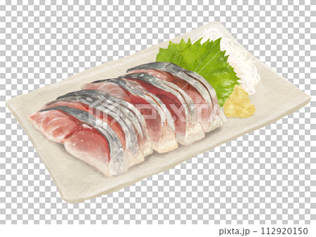什錦逼真的鯖魚生魚片 什錦逼真的鯖魚生魚片 112920150