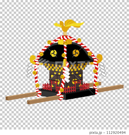 神輿のイラスト 112920494