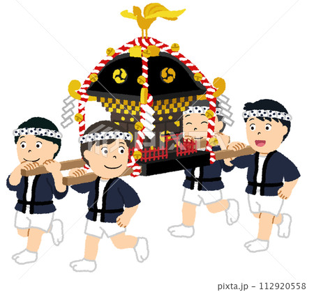 三社祭のイラスト 112920558