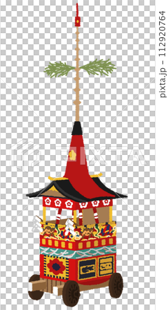 Gion festival illustration 112920764