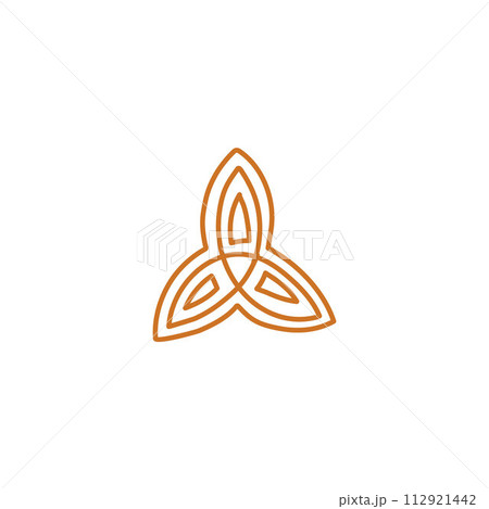 Vector flat icon of witchcraft for tattoos and decoration. 112921442